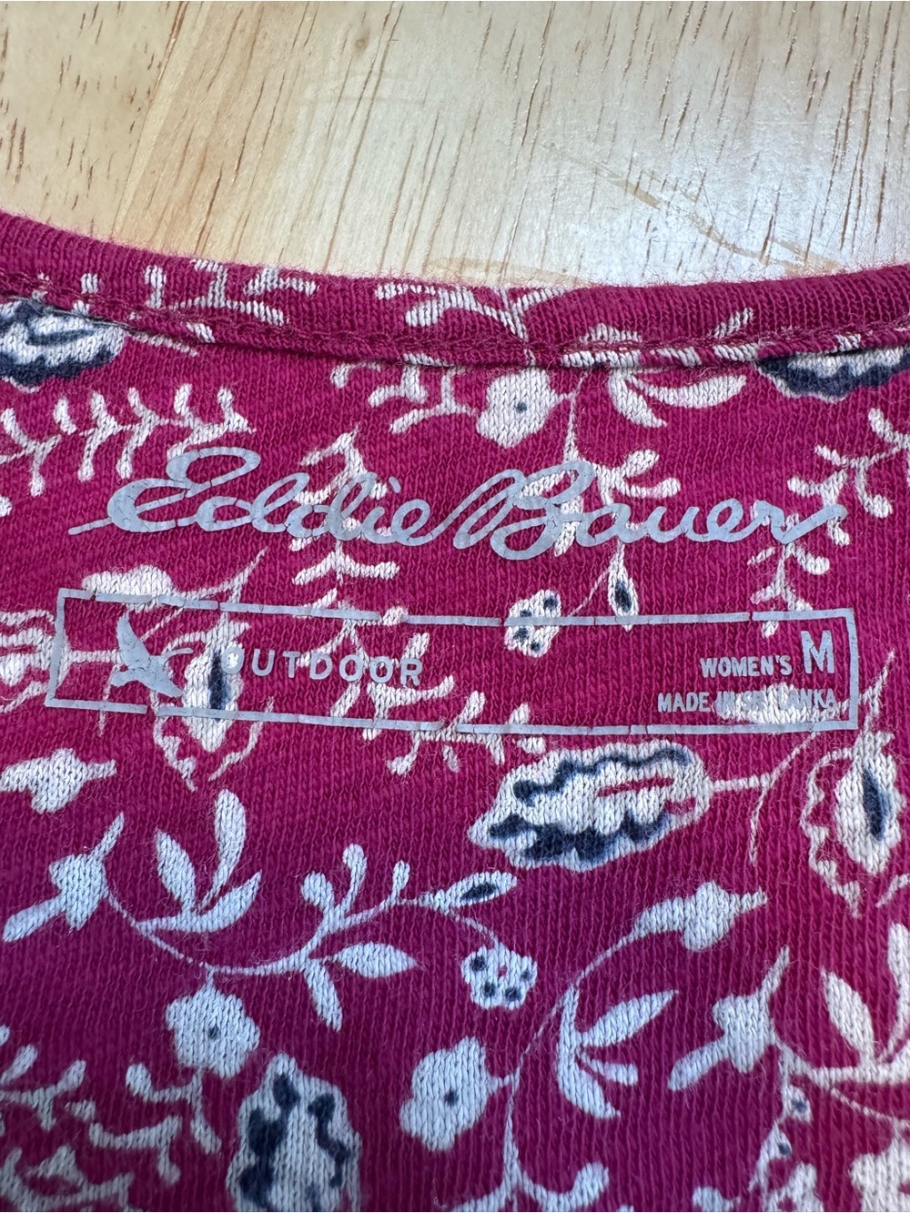Eddie Bauer Floral Mix Surplice Faux-Wrap Midi Dress - Picture 6 of 11